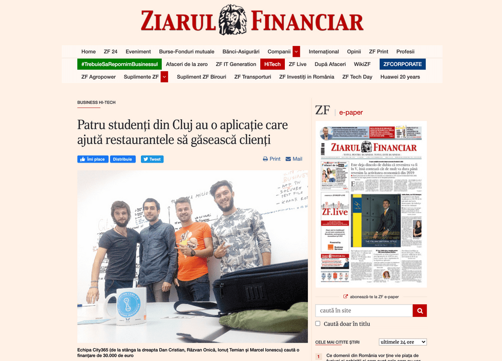 Ziarul financiar - City365
